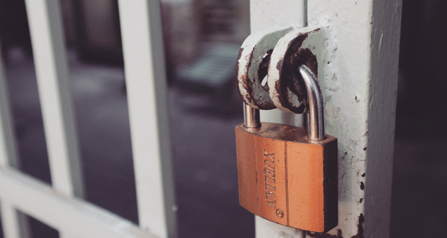 Lock on a door